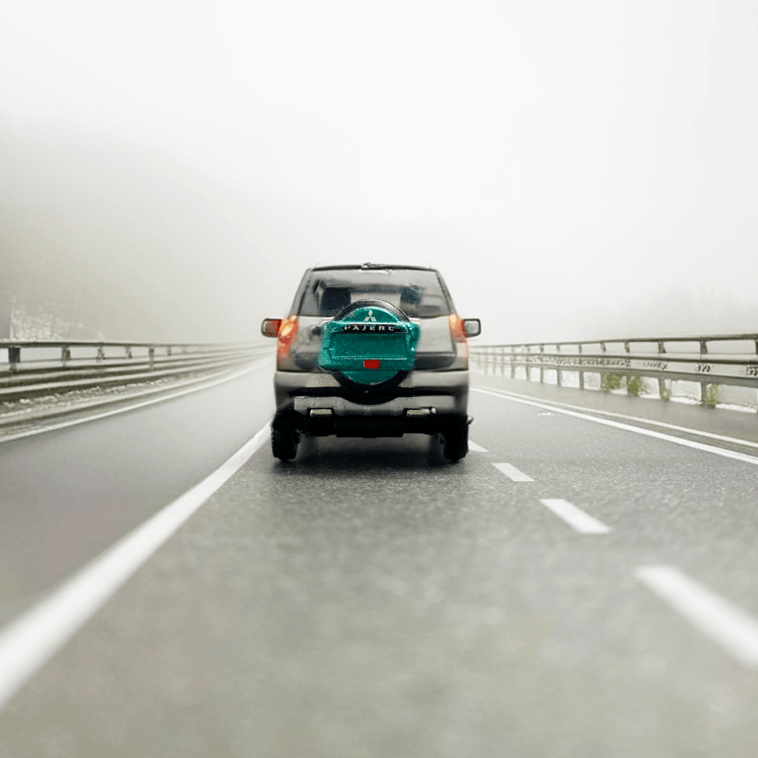 車間距離が普通の車